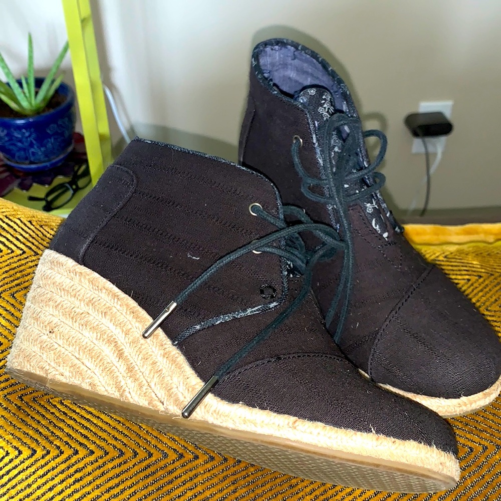 Toms espadrille booties